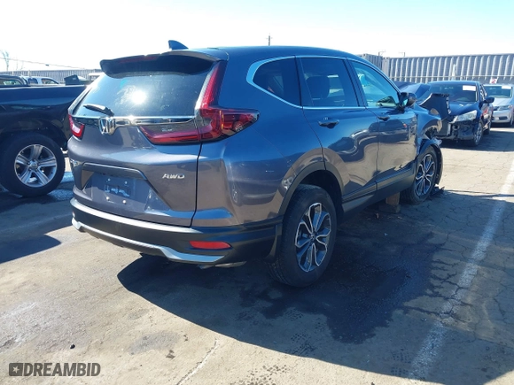 2022 Honda CR-V EX with VIN 7FARW2H55NE041903, listed as a IAAI auction lot 41679260 with 14,563 mi miles. Bid and sale history available at carsss.com. Image 4.