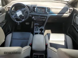 2018 Kia Sportage EX with VIN KNDPN3AC2J7478603, listed as a Copart auction lot 52499405 with 93,657 mi miles and Salvage title. Bid and sale history available at DreamBid. Image 8.