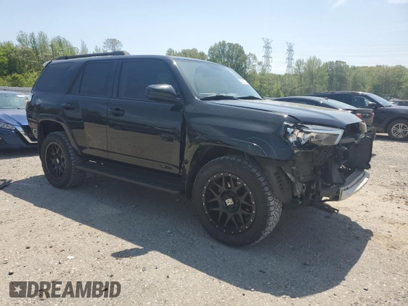 2018 Toyota 4Runner SR5 with VIN JTEBU5JR3J5517980, listed as a Copart auction lot 52651355 with 170,335 mi miles and Salvage Title. Bid and sale history available at carsss.com. Image 4.