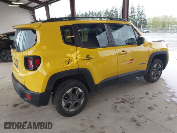 2017 Jeep Renegade Sport with VIN ZACCJBAB2HPF30093, listed as a IAAI auction lot 41974001 with 116,855 mi miles and . Bid and sale history available at carsss.com. Image 4.