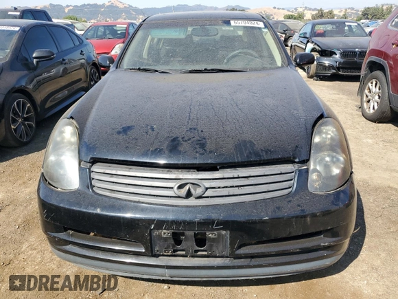 2003 Infiniti G35 w/Leather with VIN JNKCV51E93M313940, listed as a Copart auction lot 65704024 with 132,397 mi miles and Salvage Title. Bid and sale history available at carsss.com. Image 5.