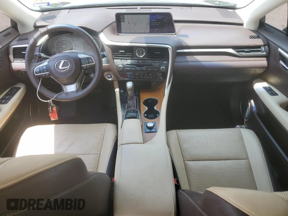 2018 Lexus RX 450h with VIN 2T2BGMCA5JC023549, listed as a Copart auction lot 54777435 with 90,014 mi miles and Salvage title. Bid and sale history available at DreamBid. Image 8.