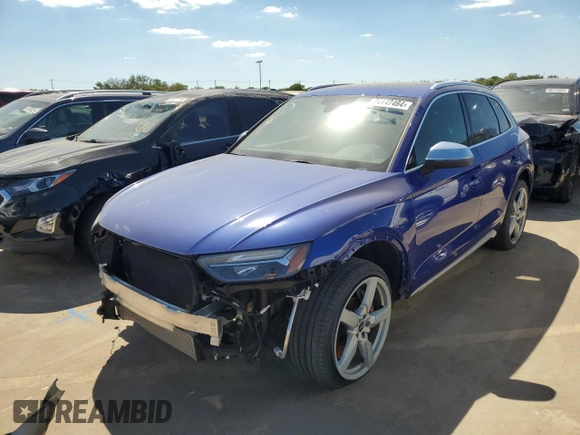2022 Audi SQ5 Premium Plus with VIN WA1B4AFY3N2045083, listed as a Copart auction lot 74147484 with 11,033 mi miles and Salvage Title. Bid and sale history available at carsss.com. Image 1.
