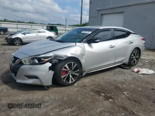 2017 Nissan Maxima SV with VIN 1N4AA6AP2HC441077, listed as a Copart auction lot 60981255 with 112,104 mi miles and Salvage title. Bid and sale history available at DreamBid. Image 1.