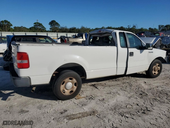 2007 Ford F-150 XL with VIN 1FTPF12VX7NA18868, listed as a Copart auction lot 85930704 with 88,546 mi miles and Salvage Title. Bid and sale history available at carsss.com. Image 3.