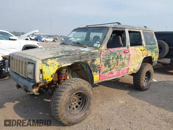 1997 Jeep Cherokee Sport with VIN 1J4FJ68S2VL510530, listed as a IAAI auction lot 41686356 with 1 mi miles. Bid and sale history available at carsss.com. Image 2.