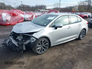 2022 Toyota Corolla SE with VIN 5YFS4MCE2NP108810, listed as a IAAI auction lot 41996376 with 45,701 mi miles and . Bid and sale history available at DreamBid. Image 19.