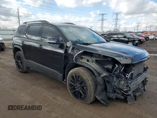 2023 GMC Acadia SLT with VIN 1GKKNULS1PZ228002, listed as a Copart auction lot 45911415 with 21,817 mi miles and Salvage Title. Bid and sale history available at DreamBid. Image 4.
