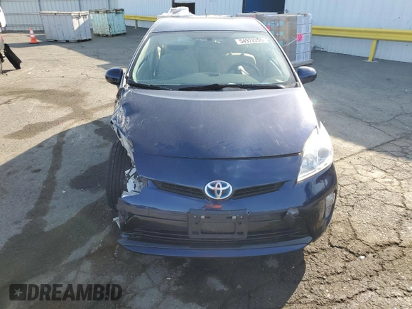 2015 Toyota Prius Four with VIN JTDKN3DU6F1985447, listed as a Copart auction lot 54972295 with 126,920 mi miles and Salvage Title. Bid and sale history available at DreamBid. Image 5.