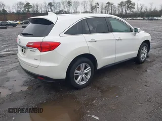 2015 Acura RDX Tech Pkg with VIN 5J8TB4H57FL021547, listed as a IAAI auction lot 41978867 with 104,719 mi miles. Bid and sale history available at carsss.com. Image 4.
