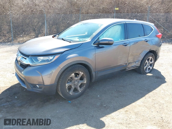 2019 Honda CR-V EX with VIN 7FARW1H59KE029257, listed as a IAAI auction lot 41762869 with 34,328 mi miles. Bid and sale history available at carsss.com. Image 18.