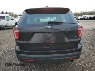 2016 Ford Utility Police Interceptor with VIN 1FM5K8AR9GGB65778, listed as a Copart auction lot 87924605 with 131,720 mi miles and Clean Title. Bid and sale history available at carsss.com. Image 6.
