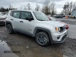2021 Jeep Renegade Upland with VIN ZACNJDAB4MPN16689, listed as a Copart auction lot 46158195 with 12,566 mi miles and Salvage title. Bid and sale history available at DreamBid. Image 4.
