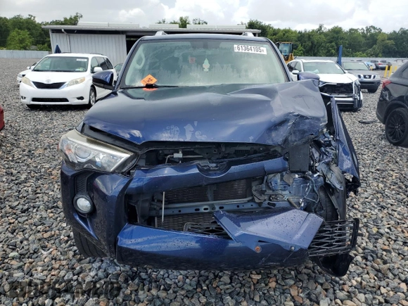 2017 Toyota 4Runner SR5 with VIN JTEZU5JR5H5161766, listed as a Copart auction lot 61364105 with 90,959 mi miles and Salvage title. Bid and sale history available at DreamBid. Image 5.