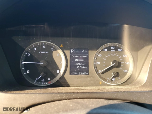 2015 Hyundai Sonata 2.4L SE with VIN 5NPE24AF0FH204187, listed as a Copart auction lot 47047235 with 116,968 mi miles and Salvage Title. Bid and sale history available at carsss.com. Image 9.