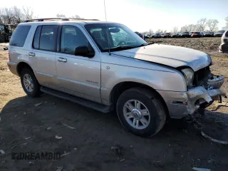 2002 Mercury Mountaineer z VIN 4M2DU86W52UJ12525, wystawiony jako Copart lot #42926725 z przebiegiem 192 281 mil mil oraz Szkoda całkowita • Salvage title. Historia ofert i sprzedaży dostępna na DreamBid. Obrazek 4.