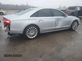 2015 Audi A8 z VIN WAUJGAFD0FN010021, wystawiony jako Copart lot #86861684 z przebiegiem 112 697 mil mil oraz Szkoda całkowita • Salvage title. Historia ofert i sprzedaży dostępna na DreamBid. Obrazek 3.