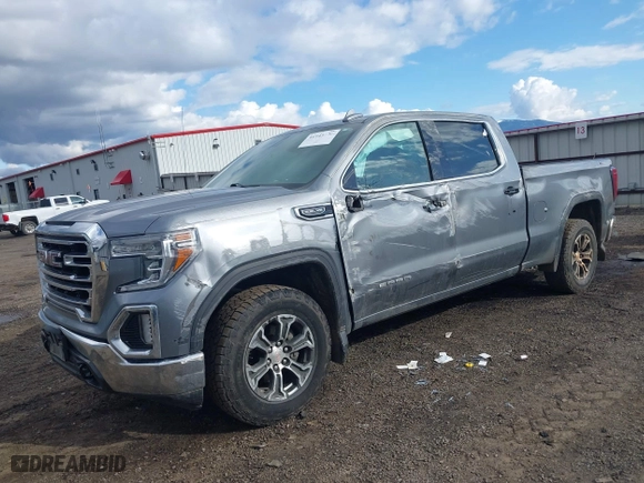 2020 GMC Sierra 1500 SLT with VIN 1GTU9DEDXLZ347703, listed as a IAAI auction lot 41945136 with 72,323 mi miles. Bid and sale history available at carsss.com. Image 17.