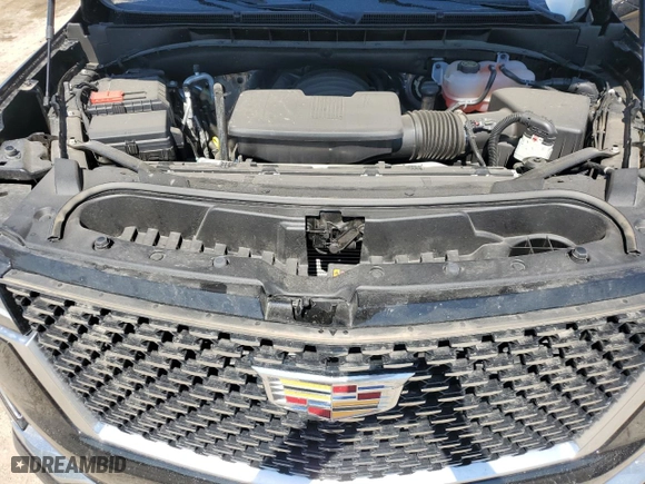 2023 Cadillac Escalade 4WD Premium Luxury with VIN 1GYS4BKL7PR487889, listed as a Copart auction lot 59027264 with 10,755 mi miles and Salvage Title. Bid and sale history available at carsss.com. Image 14.