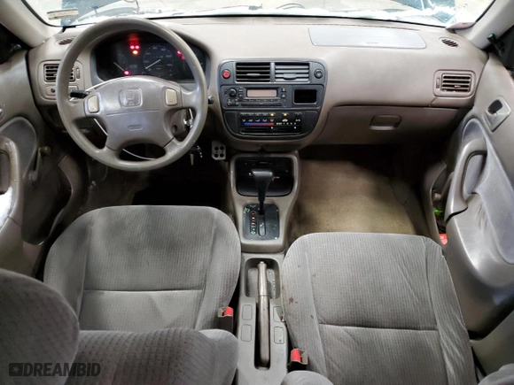 1996 Honda Civic DX with VIN 1HGEJ6625TL024927, listed as a Copart auction lot 44312075 with 132,594 mi miles and Salvage Title. Bid and sale history available at carsss.com. Image 8.