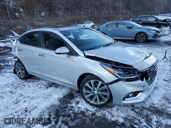 2019 Hyundai Accent Limited with VIN 3KPC34A34KE058899, listed as a Copart auction lot 86019664 with 64,079 mi miles and Salvage Title. Bid and sale history available at carsss.com. Image 4.