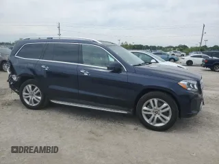 2017 Mercedes-Benz GLS 450 with VIN 4JGDF6EE5HA930632, listed as a Copart auction lot 54535004 with 35,999 mi miles and Salvage Title. Bid and sale history available at DreamBid. Image 4.