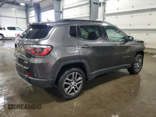 2017 Jeep Compass Latitude with VIN 3C4NJDBBXHT692968, listed as a Copart auction lot 57858445 with 145,838 mi miles and Salvage title. Bid and sale history available at DreamBid. Image 3.