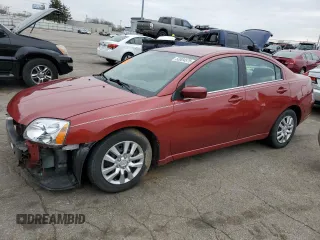 2012 Mitsubishi Galant ES with VIN 4A32B3FF1CE009682, listed as a Copart auction lot 52804575 with 166,472 mi miles and Salvage Title. Bid and sale history available at carsss.com. Image 1.