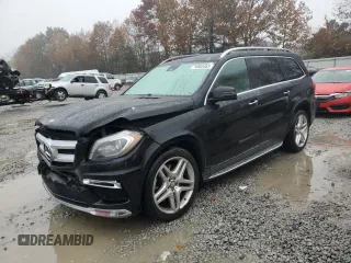 2015 Mercedes-Benz GL-Class GL 550 with VIN 4JGDF7DE5FA478329, listed as a Copart auction lot 74063463 with 111,676 mi miles. Bid and sale history available at carsss.com. Image 1.