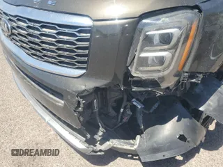 2020 Kia Telluride SX with VIN 5XYP54HC9LG037228, listed as a IAAI auction lot 42224522 with 51,595 mi miles and . Bid and sale history available at DreamBid. Image 1.