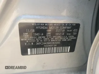 2019 Hyundai Accent SE with VIN 3KPC24A36KE065095, listed as a Copart auction lot 48913645 with 90,246 mi miles and Salvage Title. Bid and sale history available at DreamBid. Image 12.