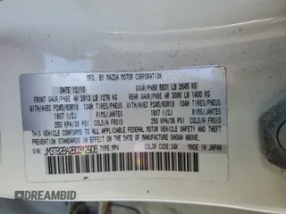 2011 Mazda CX-9 Sport z VIN JM3TB2BA2B0312906, wystawiony jako Copart lot #45401735 z przebiegiem 280 231 mil mil oraz Szkoda całkowita • Salvage title. Historia ofert i sprzedaży dostępna na DreamBid. Obrazek 13.
