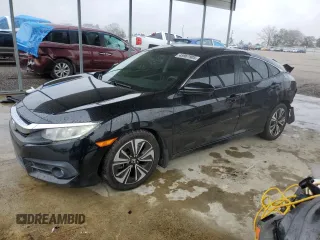 2017 Honda Civic Sedan EX-T with VIN 2HGFC1F30HH650545, listed as a Copart auction lot 45967905 with 166,207 mi miles and Salvage Title. Bid and sale history available at carsss.com. Image 1.