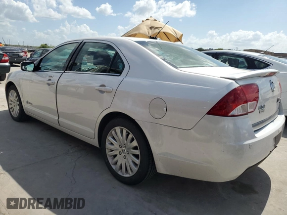 2010 Mercury Milan Hybrid with VIN 3MEDM0L37AR646180, listed as a Copart auction lot 59653454 with 153,219 mi miles and Salvage Title. Bid and sale history available at carsss.com. Image 2.