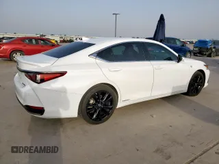 2022 Lexus ES 300h F Sport with VIN 58AGA1C19NU015929, listed as a Copart auction lot 56963705 with 50,011 mi miles and Clean title. Bid and sale history available at DreamBid. Image 3.