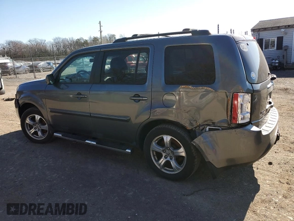 2012 Honda Pilot EX-L with VIN 5FNYF4H76CB028501, listed as a Copart auction lot 47293785 with 286,061 mi miles and Salvage Title. Bid and sale history available at DreamBid. Image 2.