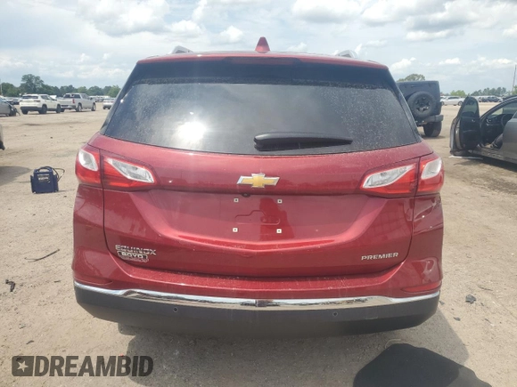 2019 Chevrolet Equinox Premier with VIN 3GNAXNEV3KS540608, listed as a Copart auction lot 55157915 with 6,455 mi miles and Non repairable. Bid and sale history available at DreamBid. Image 6.