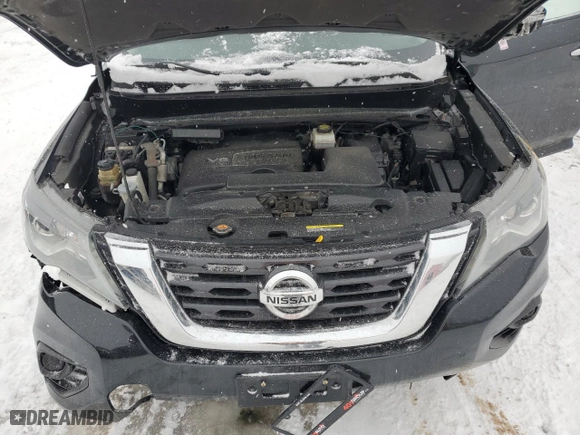 2019 Nissan Pathfinder S with VIN 5N1DR2MM7KC616145, listed as a Copart auction lot 44406565 with 108,305 mi miles and Clean Title. Bid and sale history available at carsss.com. Image 12.