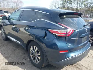 2016 Nissan Murano SL z VIN 5N1AZ2MH2GN121451, wystawiony jako IAAI lot #41950968 z przebiegiem 96 298 mil mil oraz . Historia ofert i sprzedaży dostępna na DreamBid. Obrazek 3.