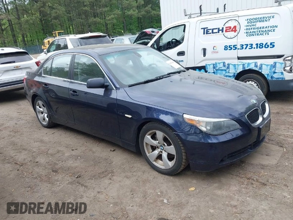 2006 BMW 5 Series 525i with VIN WBANE53536CK91416, listed as a IAAI auction lot 42076035 with 221,239 mi miles and . Bid and sale history available at DreamBid. Image 1.