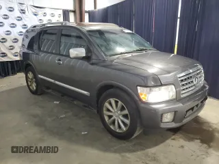 2008 Infiniti QX56 z VIN 5N3AA08D98N909588, wystawiony jako Copart lot #54063755 z przebiegiem 150 723 mil mil oraz Czysty tytuł • Clean title. Historia ofert i sprzedaży dostępna na DreamBid. Obrazek 4.