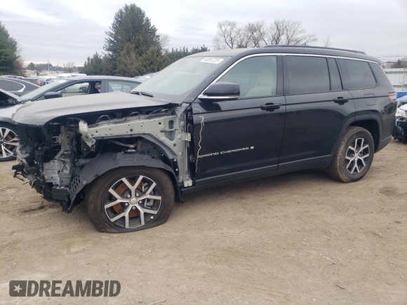 2024 Jeep Grand Cherokee Limited with VIN 1C4RJKBG2R8618798, listed as a Copart auction lot 50097225 with 3,330 mi miles and Salvage title. Bid and sale history available at DreamBid. Image 1.