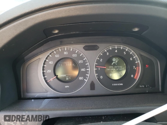2007 Volvo S80 I6 with VIN YV1AS982871027227, listed as a Copart auction lot 77363434 with 119,253 mi miles and Salvage Title. Bid and sale history available at carsss.com. Image 9.