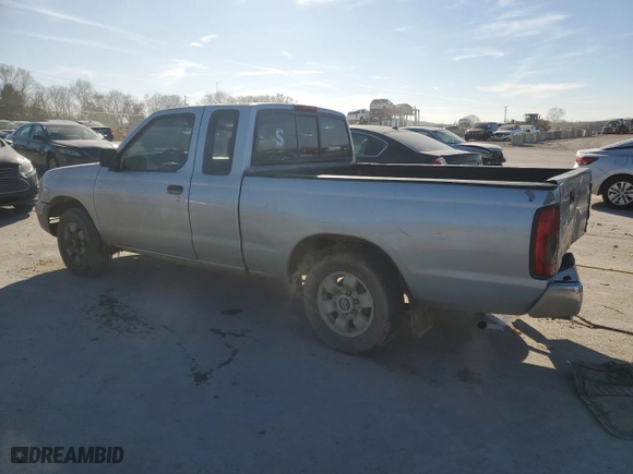 2000 Nissan Frontier 2WD XE with VIN 1N6DD26S0YC401257, listed as a Copart auction lot 46165235 with 369,884 mi miles and Salvage Title. Bid and sale history available at carsss.com. Image 2.