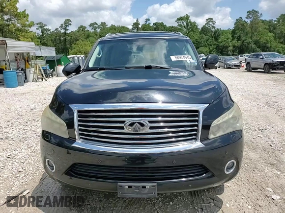 2013 Infiniti QX56 with VIN JN8AZ2NF0D9551134, listed as a Copart auction lot 58924945 with 167,585 mi miles and Clean title. Bid and sale history available at DreamBid. Image 15.