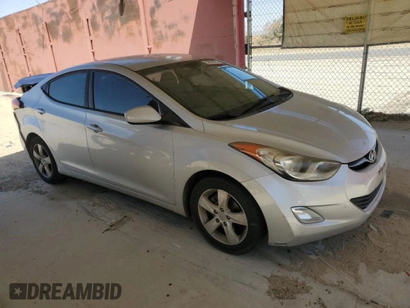 2012 Hyundai Elantra Limited with VIN KMHDH4AE3CU274216, listed as a Copart auction lot 53978675 with 115,254 mi miles and Salvage Title. Bid and sale history available at carsss.com. Image 4.