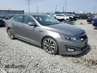 2014 Kia Optima SXL Turbo with VIN 5XXGR4A67EG342002, listed as a Copart auction lot 53374335 with 210,810 mi miles and Salvage title. Bid and sale history available at DreamBid. Image 4.