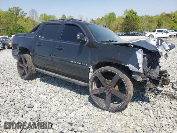 2007 Chevrolet Avalanche 1LT with VIN 3GNEC120X7G268034, listed as a Copart auction lot 53729235 with 282,558 mi miles and Salvage title. Bid and sale history available at DreamBid. Image 4.