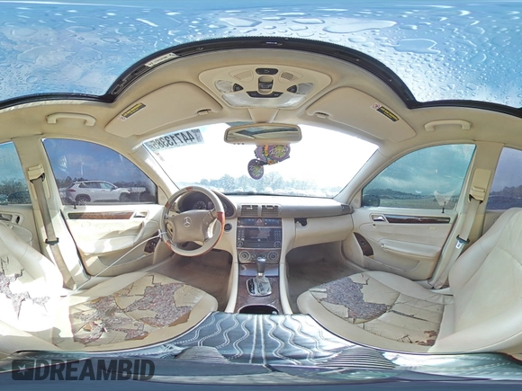 2005 Mercedes-Benz C 240 with VIN WDBRF61J85F585140, listed as a Copart auction lot 44713385 with 210,852 mi miles and Salvage Title. Bid and sale history available at DreamBid. Image 12.