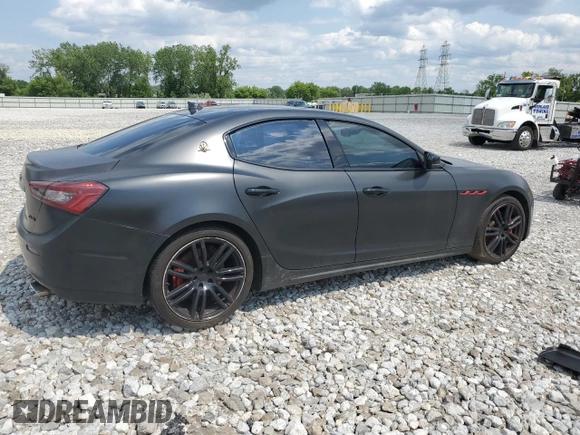 2017 Maserati Ghibli S Q4 with VIN ZAM57RTS8H1249909, listed as a Copart auction lot 60283645 with 128,090 mi miles and Clean title. Bid and sale history available at DreamBid. Image 3.